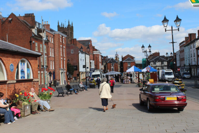 A market town square