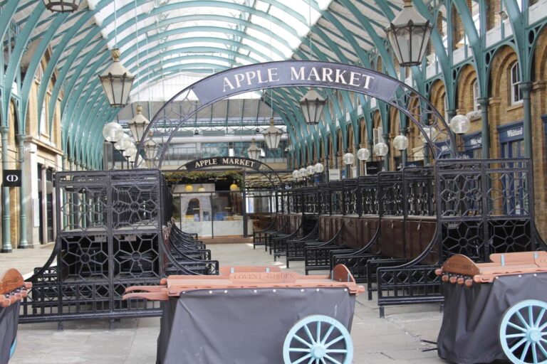 Deserted Covent Garden Market